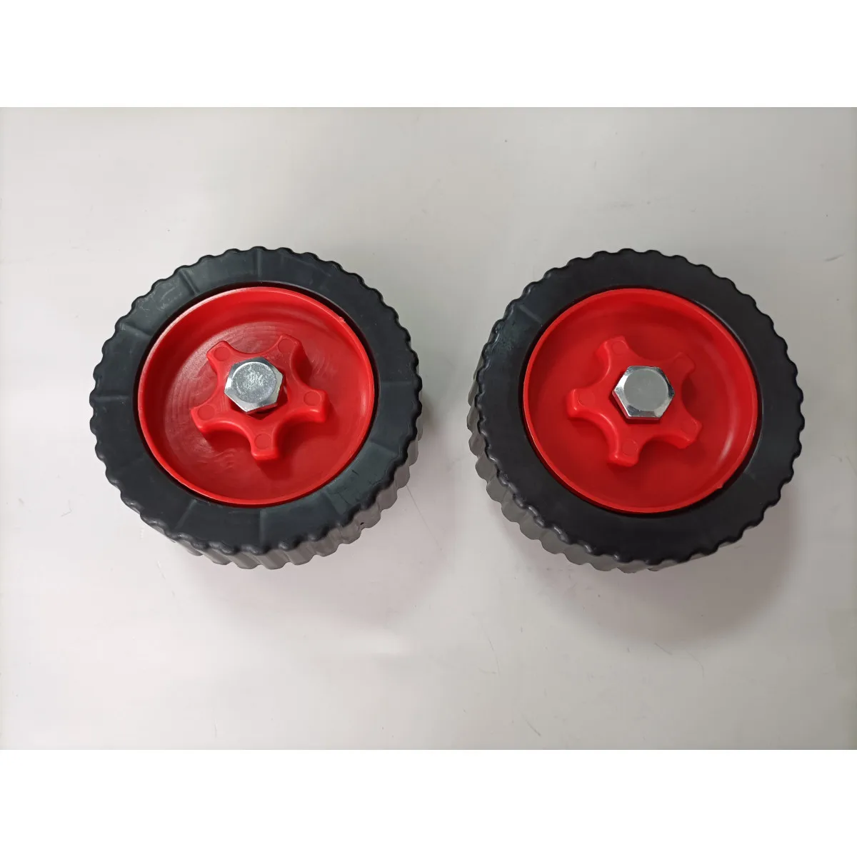 2025UM 26 푸시형 잔디 깎는 기계 앞바퀴, 손잡이 푸시형 예초기용 작은 바퀴 2개