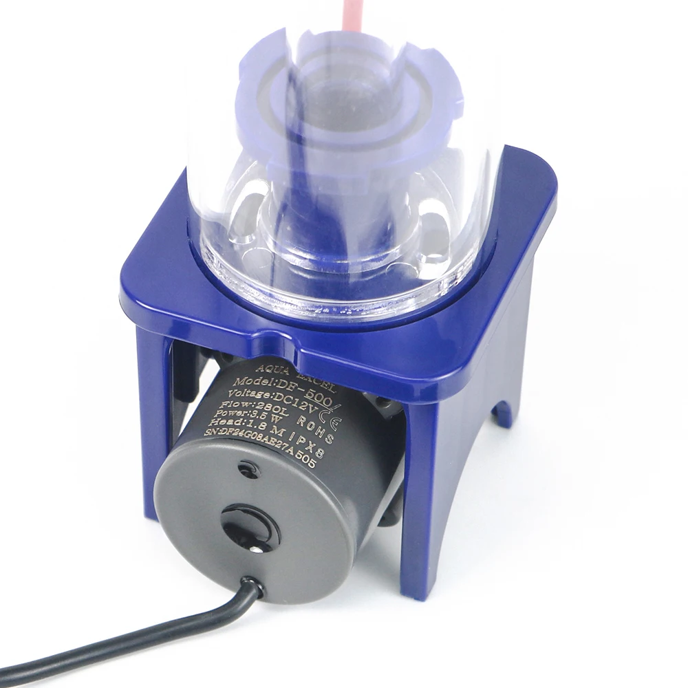 Aqua Excel AE-NANO40/50/70D DC 12V Mini Nano Coral Reef Saltwater Aquarium Fish Tank HOB Hang-On Back Filtration Protein Skimmer