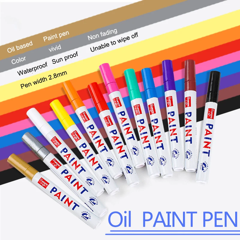 Paint Pen M101 Marker Badminton Racket Touch Up Paint Pen Diy Art Painting Graffiti Pen 2.8Mm