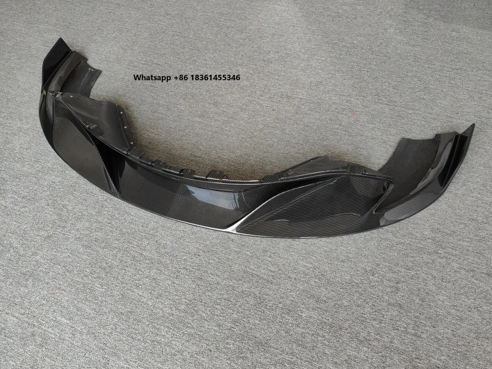 

for 720S Body Kit Car Bumper Carbon Front Lip Car Parts R Style Carbon Fiber Body Kit