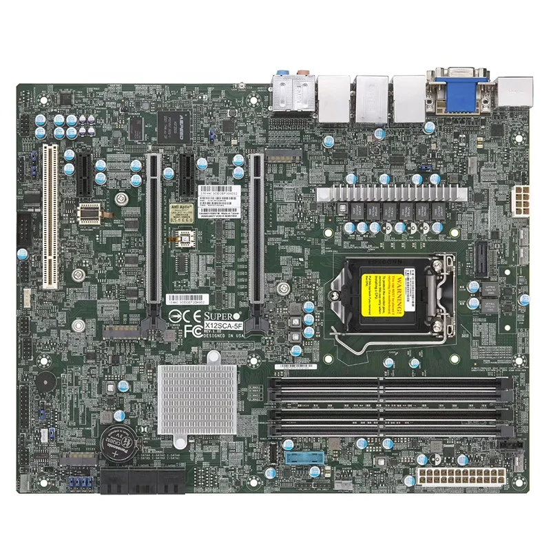 Warranty 3 years Workstation motherboard for Supermicro X12SCA-5F W580 3200 ECC M.2 IPMI