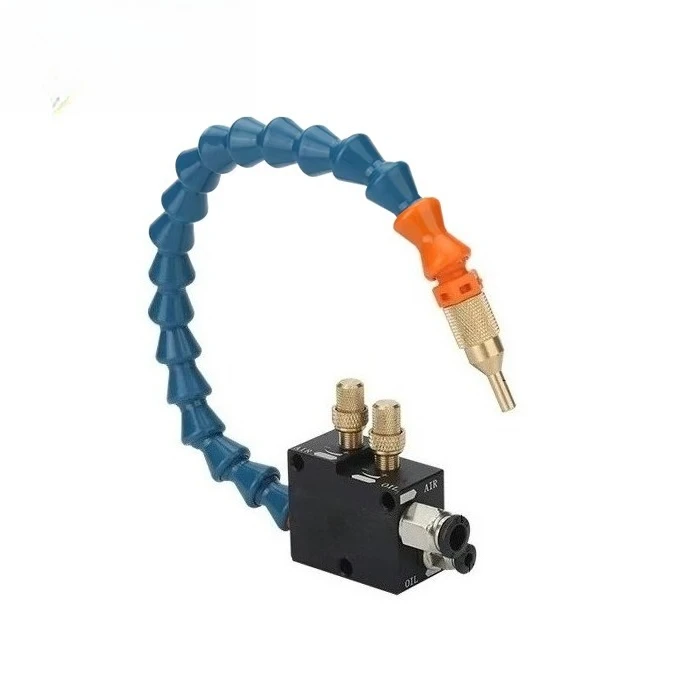 Plastic Coolant Bamboo Pipe Connected To Stainless Steel Universal Adjustable Coolant Nozzle