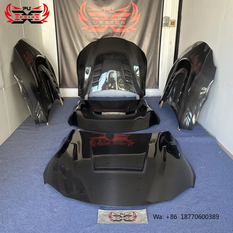 

For Toyota Gr Supra A90 A91 Mk5 High Quality V Style Hood Carbon Fiber Hood Car Accessories Carbon Bonnet Engine Cover