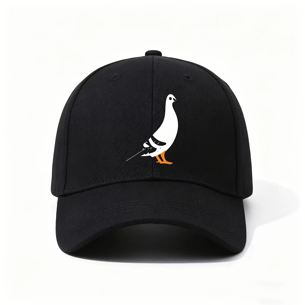White Pigeon Print - Adjustable Hat, Lightweight Breathable Wrinkle-Resistant Suitable for Hiking, Beach, Travel, Gift Box Packa