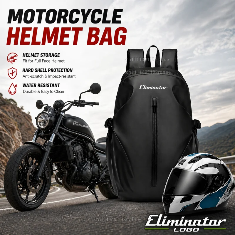 

Knight Backpack Motorcycle Helmet Bag Travel Equipment Waterproof Large Capacity For eliminator 500 eliminator 500 se