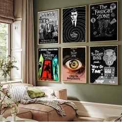 15 Designs Tv Show The Twilight Zone Classic Vintage Posters Vintage Room Home Bar Cafe Decor Nordic Home Decor