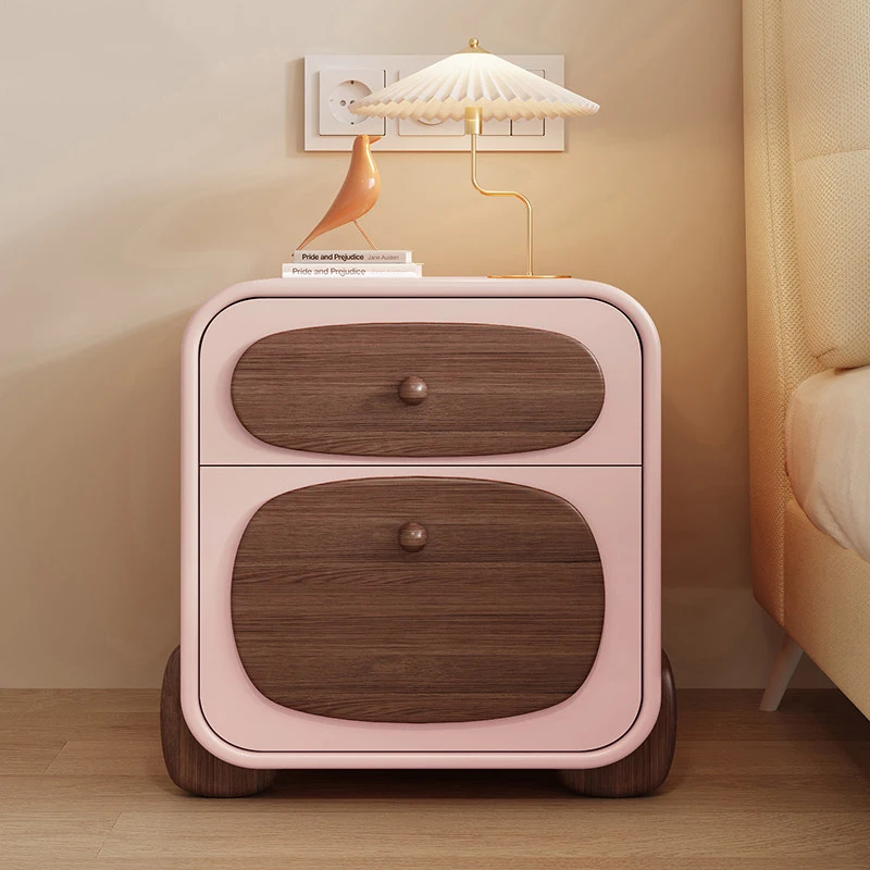 

Cream Style Bedside Tables Bedroom Tiny Cute Delicacy Quality Bedside Tables With Drawers Mesitas De Noche Home Furniture