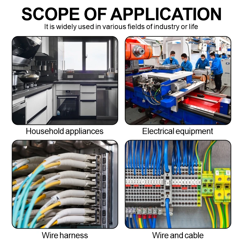 ID1 ~ 12 مللي متر أنبوب الألياف الزجاجية HTG كابل كم 600 درجة مئوية ارتفاع درجة الحرارة الكيميائية أنبوب من الألياف الزجاجية العزل خرطوم كابل حامي