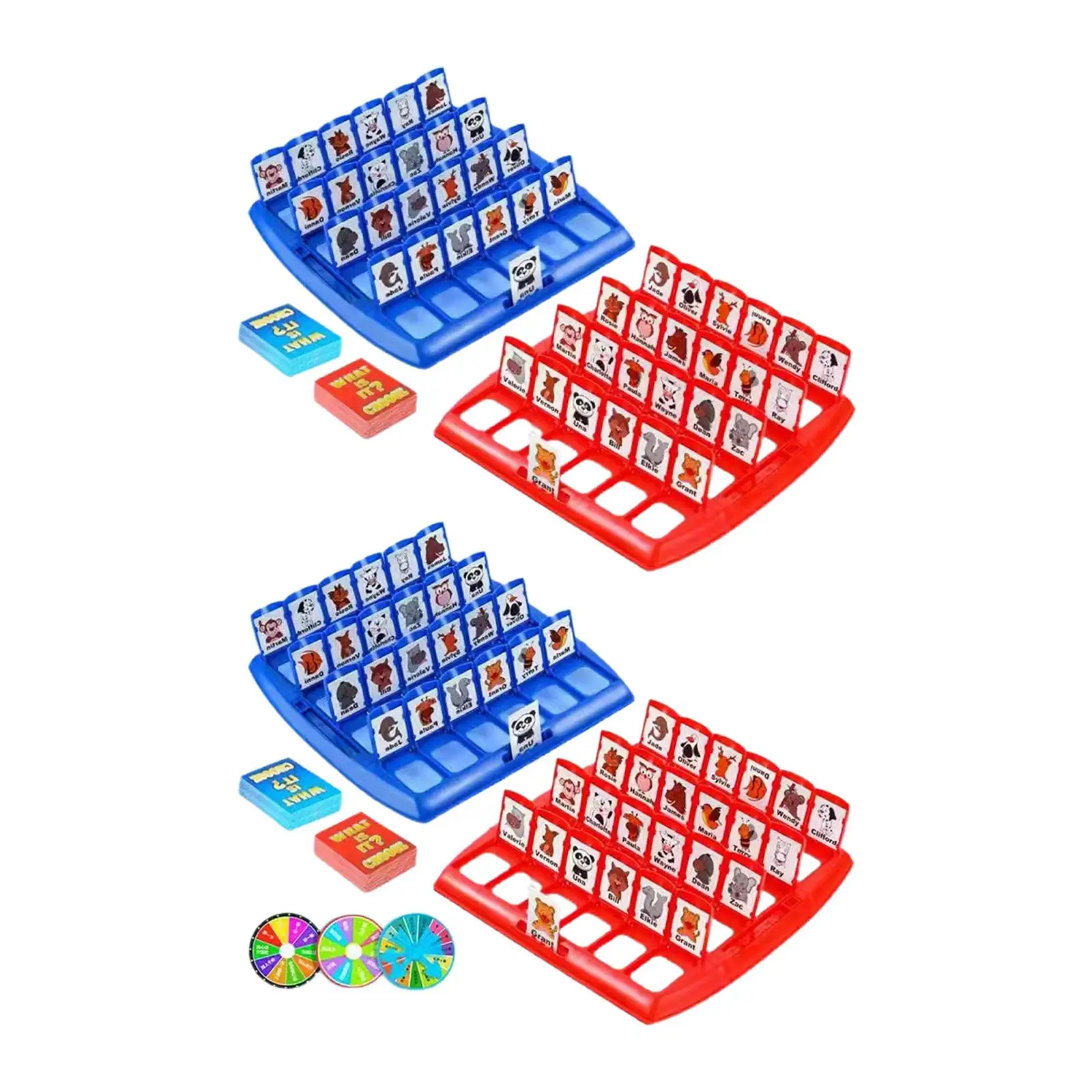 Guessing Animals Game Fun with 96Pcs Animals Cards Kids Party Games for Travel Games Children Family Game Girls Holiday Gifts