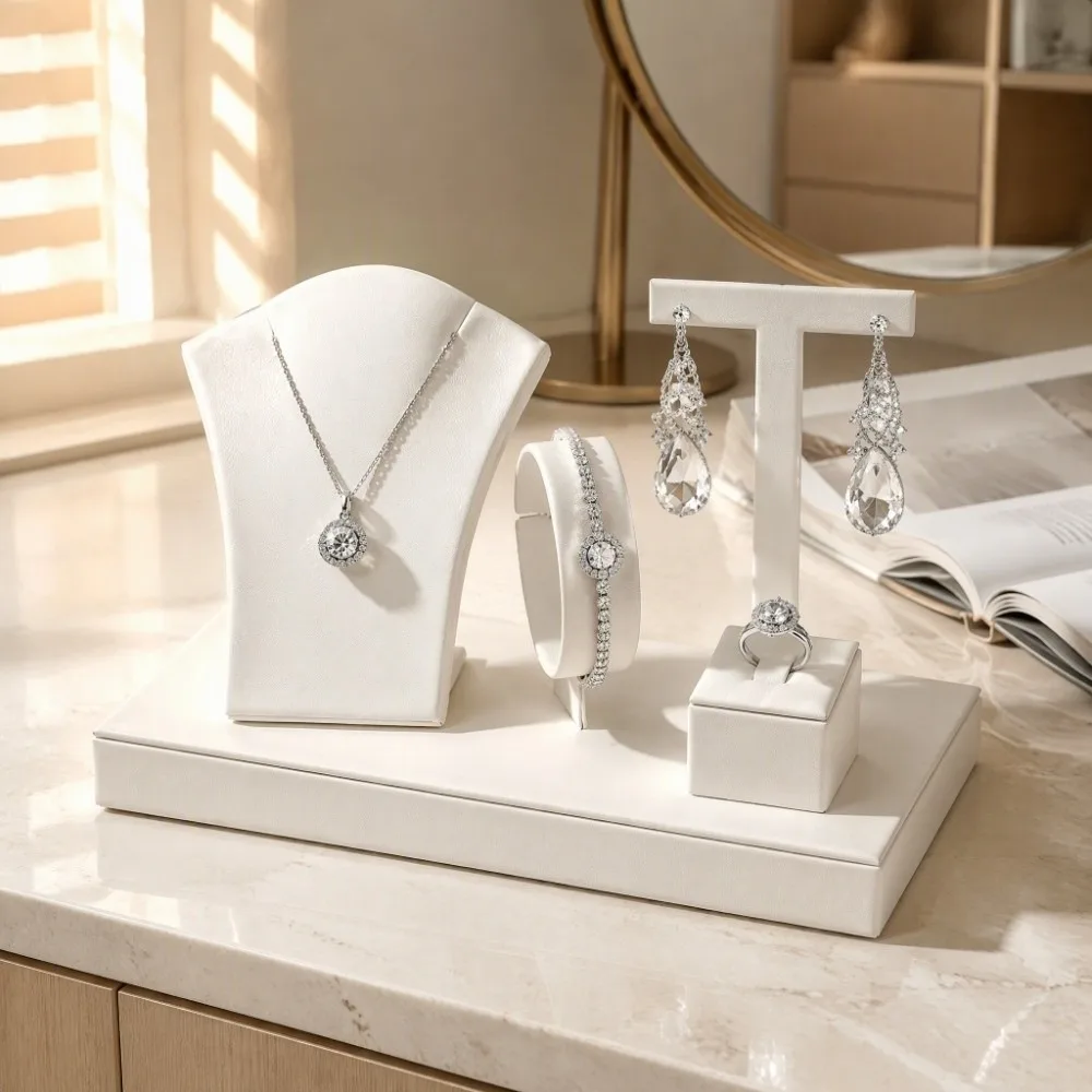 Multi-Functional Jewelry Display Stand Set Premium Style 4 in 1 Combination Set Jewelry Rack Aesthetic Ornaments