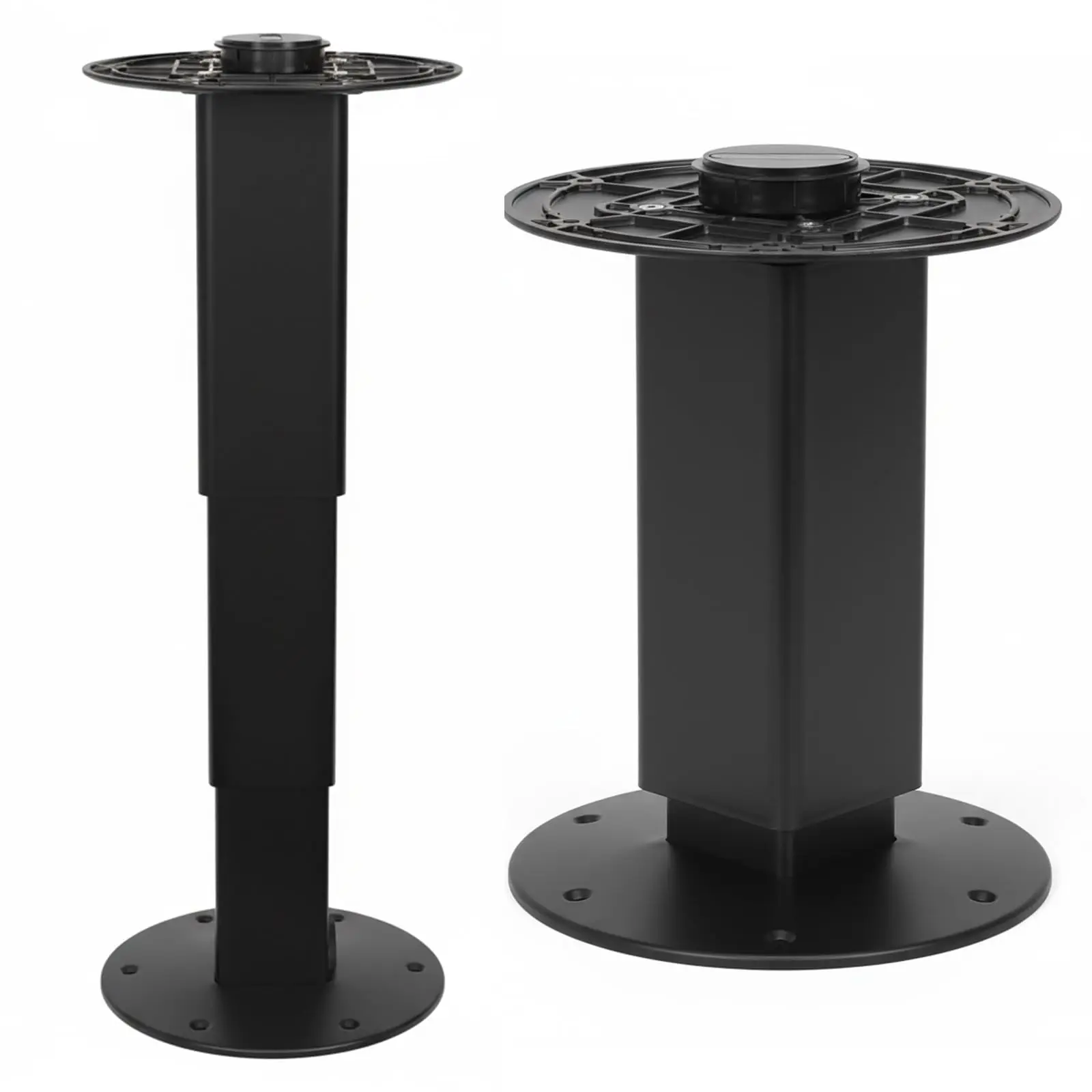 

RV Telescoping Table Stand with Gas Lift Aluminum Alloy Table Leg Easy to Install for Motorhome Yacht,adjustment 31-70.5 CM
