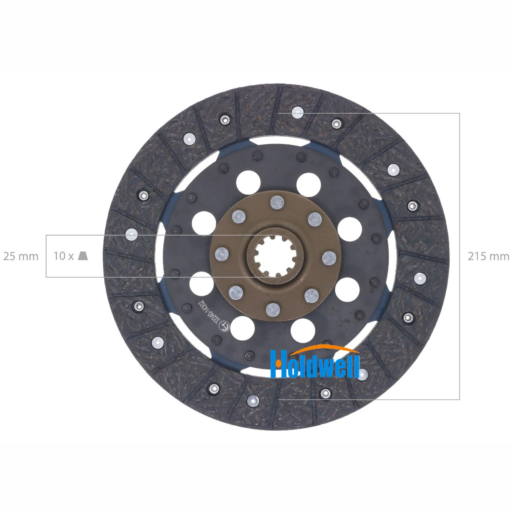 Holdwell Clutch Disc T0430-23210 for Kubota B9200 L1801 L1802 L2002