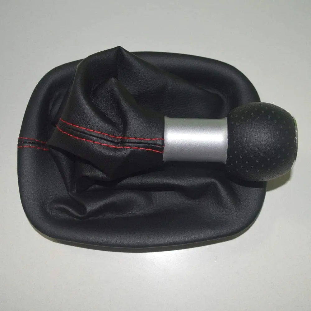 Кожаная ручка переключения передач, 5 скоростей, для VW Passat B5/B5.5 1996-2005