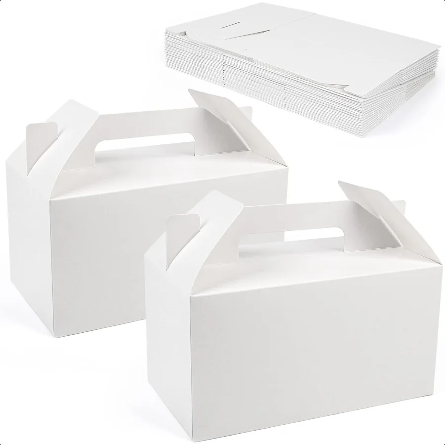 

Gable Boxes 9.5 x 5 x 5 Inches 25 Pack White