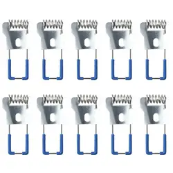 Cold-rolled Steel Downlight Spring Bracket LED Blue Silver Panel Lamp Spring Clip Recessed Lighting Accessories Electrician