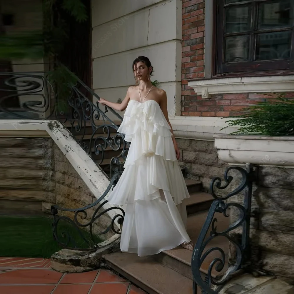 

Женские вечерние платья с милым воротником, очаровательные платья для выпускного вечера без рукавов, длина для мытья полов, банкетные халаты на заказ, 2025 г.