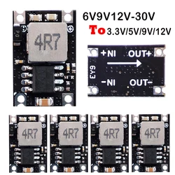 DC-DC modulo di alimentazione Buck modulo convertitore Buck regolabile 5V-30V a 3.3V 5V 9V 12V 3A per ricarica batteria moto auto
