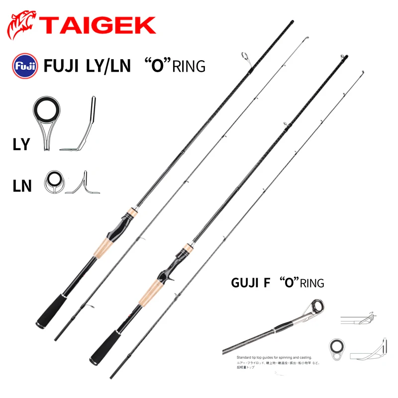 

Рыболовное спиннинговое удилище TAIGEK FUJI, 1,98 м, 2,13 м, ML Power MF Action, Япония, 7-17 г, 10-20 г, Toray Bass, карбоновое удилище для приманки