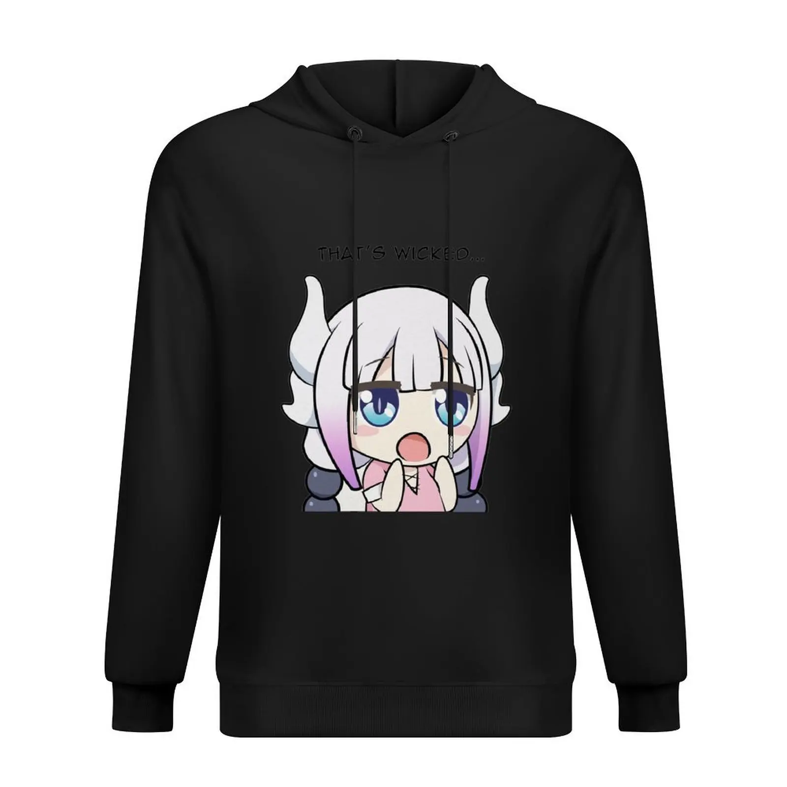 

Kanna Kamui - Miss Kobayashis Dragon Maid - That's Wicked! Hoodie men's autumn clothes japanese style autumn hoodie oversize