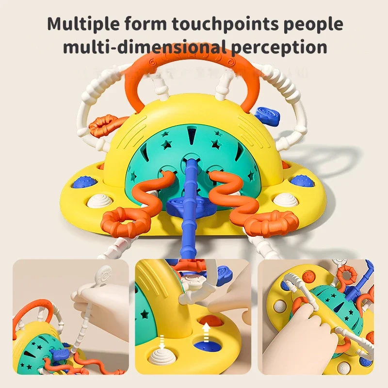 Montessori Kinderen Zintuiglijke Ontwikkeling Speelgoed Baby Hand Fijne Motoriek Speelgoed Draagbare Reizen Placatie Baby Huilen En Schreeuw Speelgoed Cadeau