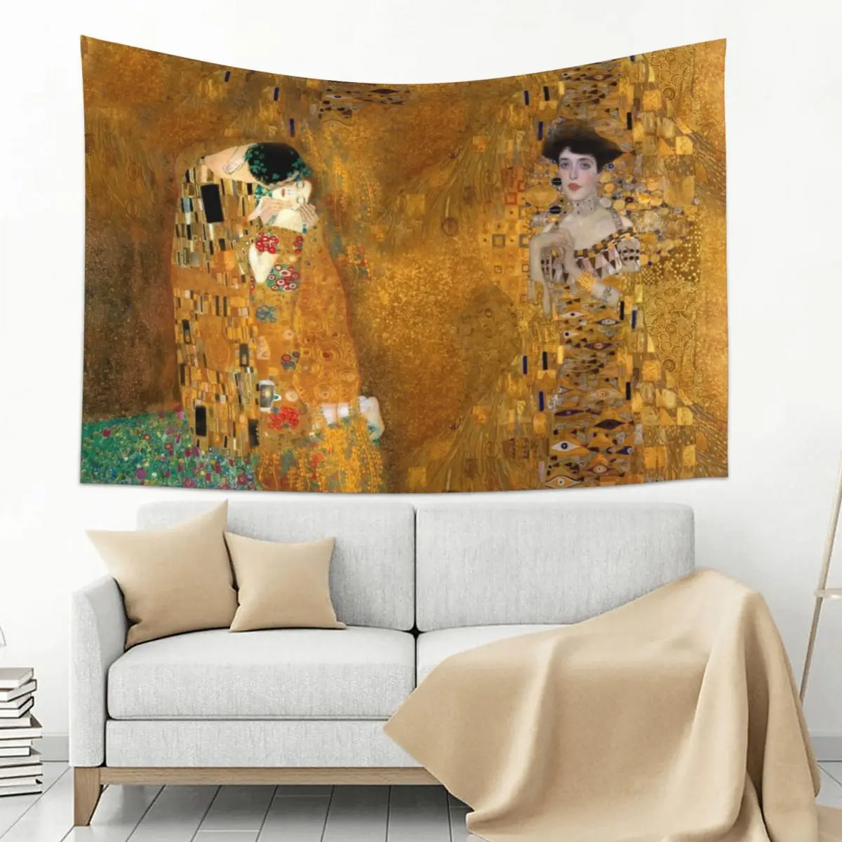 

Klimt -Woman in Gold - The Kiss Tapestry