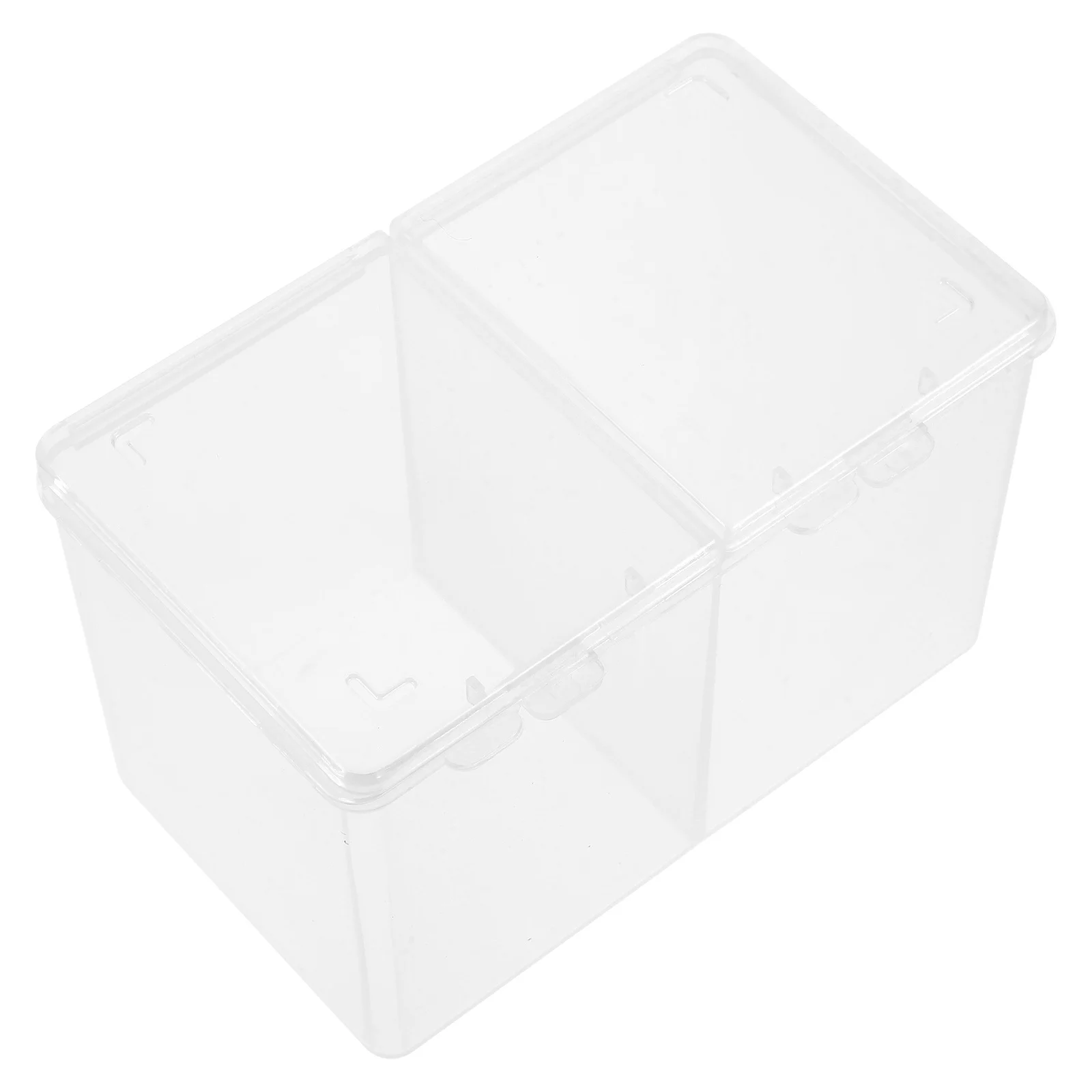 

Cotton Pads Storage Organizer Large Capacity Durable Plastic Box Compartment Makeup Accessories Holder Portable Cotton