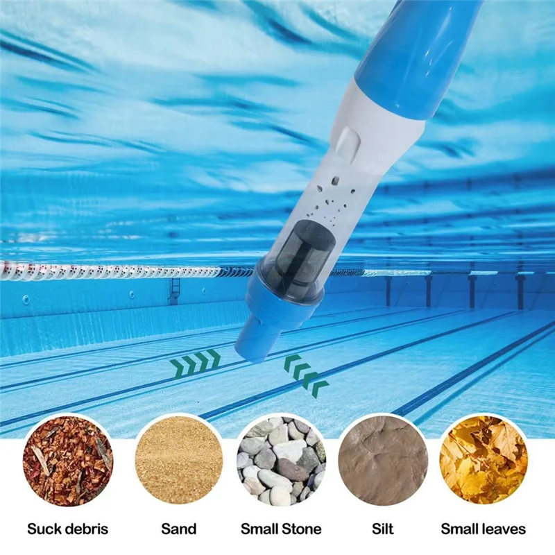 

RTSHE-Cordless Pool Vacuum Cleaner 3-In-1 EU Plug Handheld For Spas Hot Tubs Small Pools EU Plug