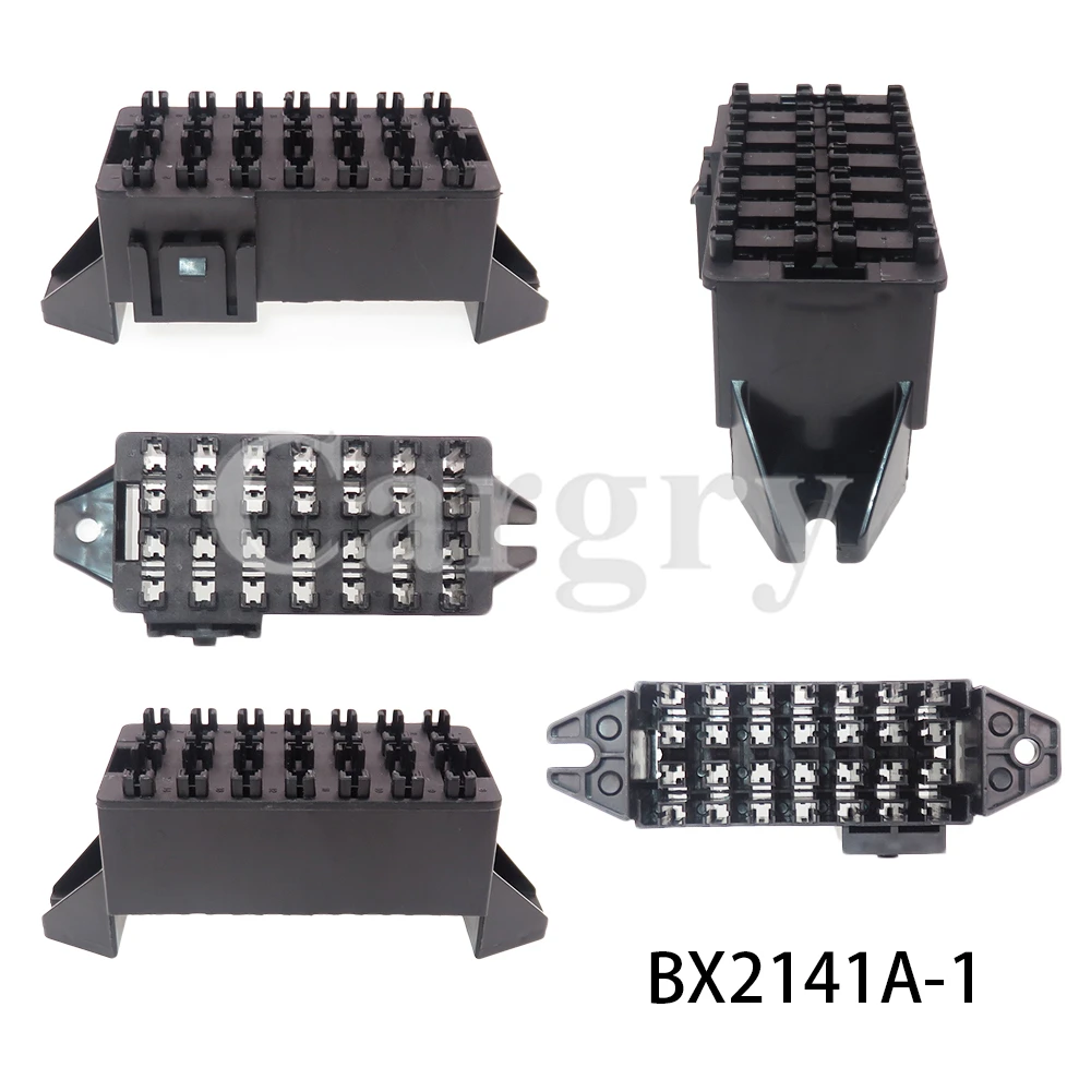 1 Set 9 10 14 Ways Medium Car Insurance Socket Middle Fuse Box Holder Standard Automobile AC Assembly Circuit Controller Box