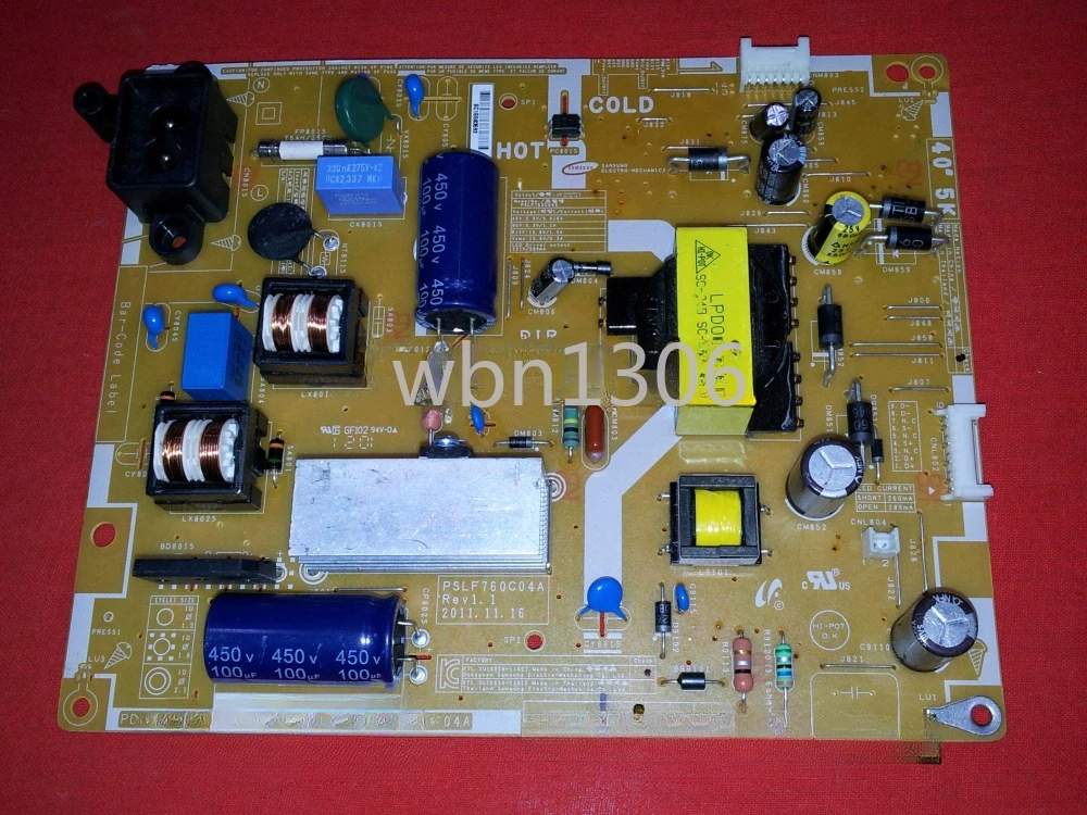 

Original UA40EH5080R/5000R power board PD46AV1_CSM BN44-00496A/B