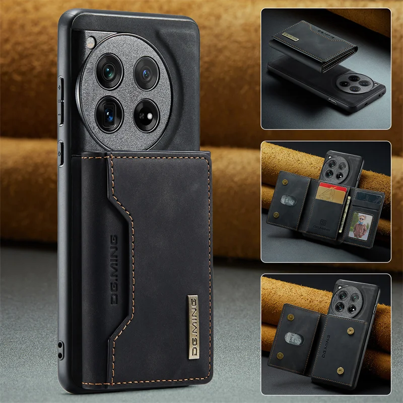 New Business leather anti-fall mobile phone case with card case for OnePlus 11 12 1+11 1+12