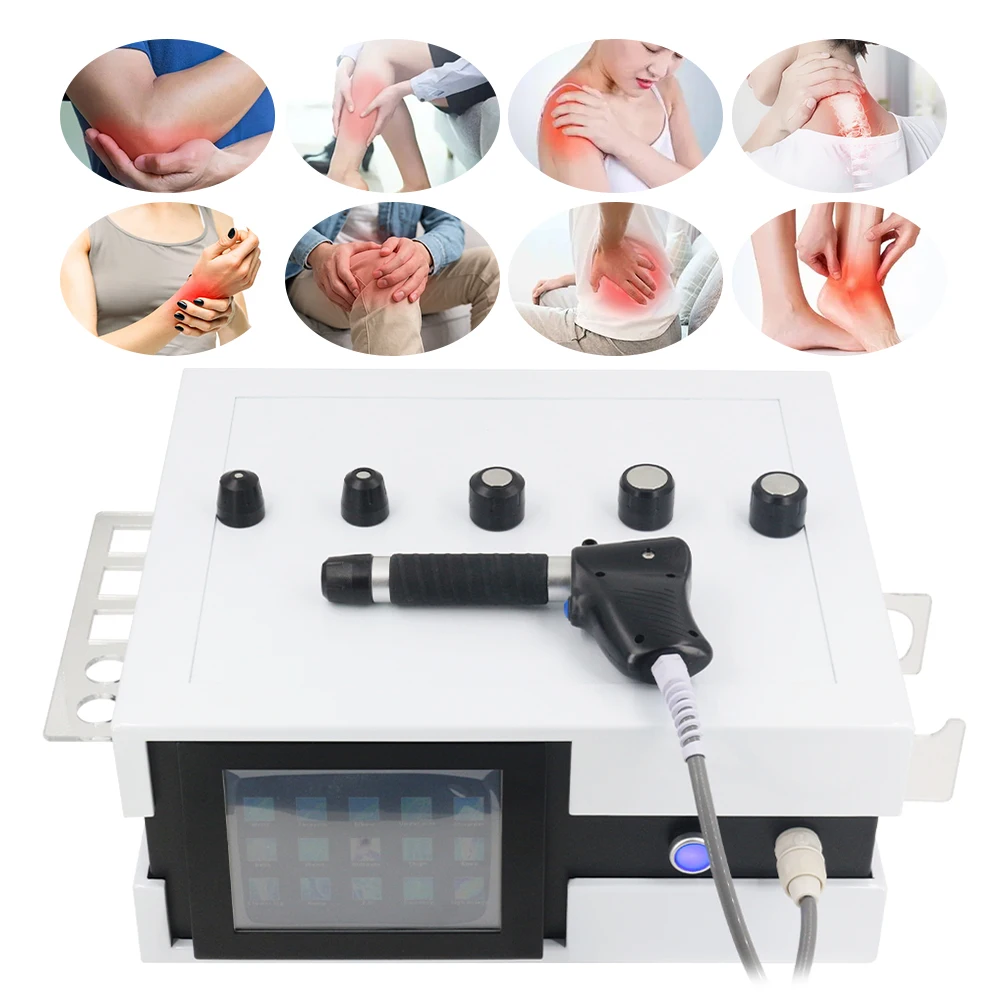 12Bar Pneumatic Shockwave Therapy Machine For ED Treatment Pain Relief New Professional Shock Wave Body Relaxation Massager 2024