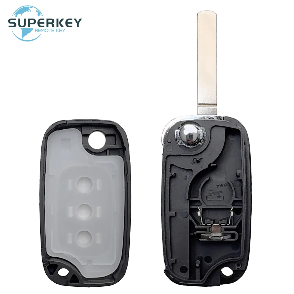 Flip Folding Car Key Shell Case, Fit para Mercedes Benz, Smart Fortwo, 453, Forfour, 2015, 2016, 2017, CWTWB1G767, TWB1G767