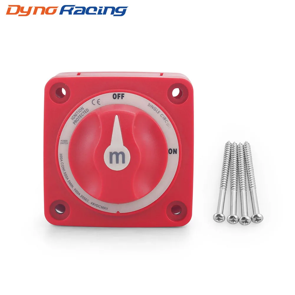 Car Auto RV Marine Boat 12V-48V 100A-300A Single Circuit Battery Selector Isolator Disconnect Rotary Switch Cut