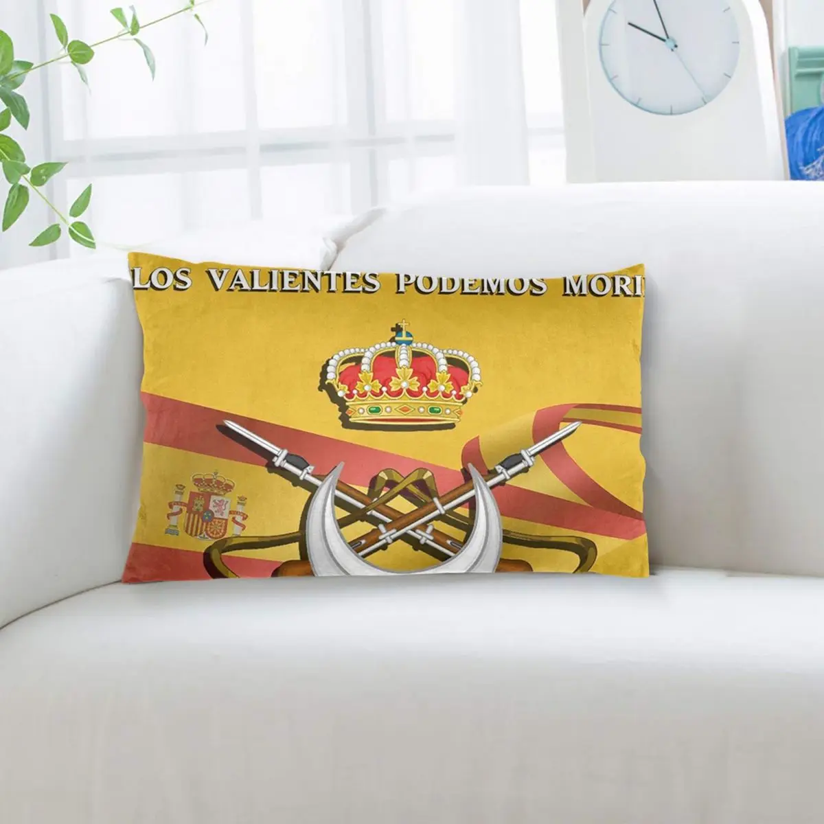 Spanish Legion Flag Spain Army Proud Rectangle Pillowcase Cushion Cover Decor Bedroom Bed Home Comfort Throw Pillow