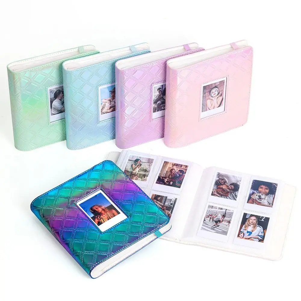 288 Pockets Instant Camera Photo Album PU Leather Movie Tickets 3 inch Photo Storage Large Capacity for Polaroid/Fujifilm