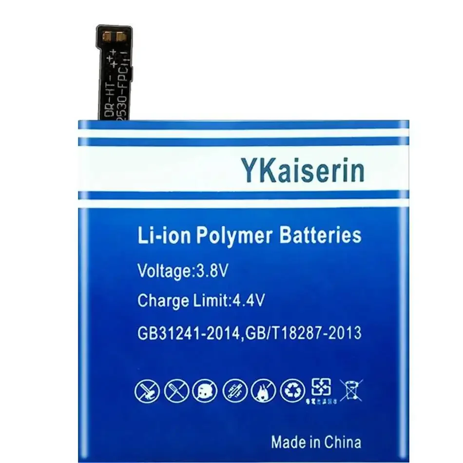 Watch Battery Environmentally Friendly 450Mah PL332728V With Wires For Huami Amazfit Stratos 2 A1609 A1619