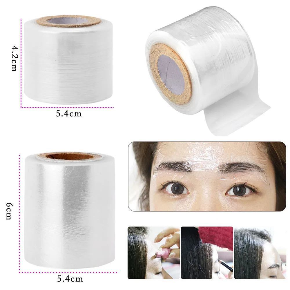 1 Roll Microblading Tattoo Clear Plastic Wrap Preservative Film for Permanent Makeup Tattoo Eyebrow Tattoo Accessories Wholesale