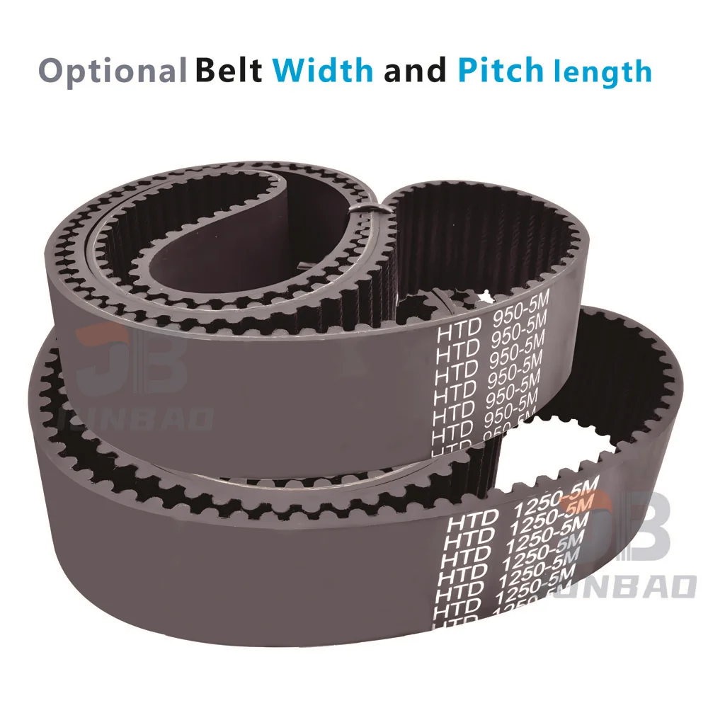 HTD 5M High Torque Synchronous Tooth Belt 175 180 185 200 225 230 235 240 245 250 To 450-5M Width 10 15 20 25 30 MM Timing Belt