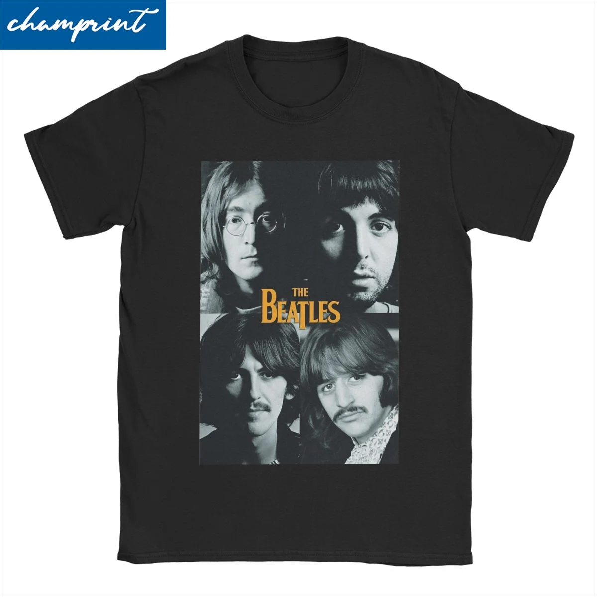 The Best Legend Musical T-Shirt for Men Women The Beatless Rock Funny Pure Cotton Tees Short Sleeve T Shirts Printing Clothes