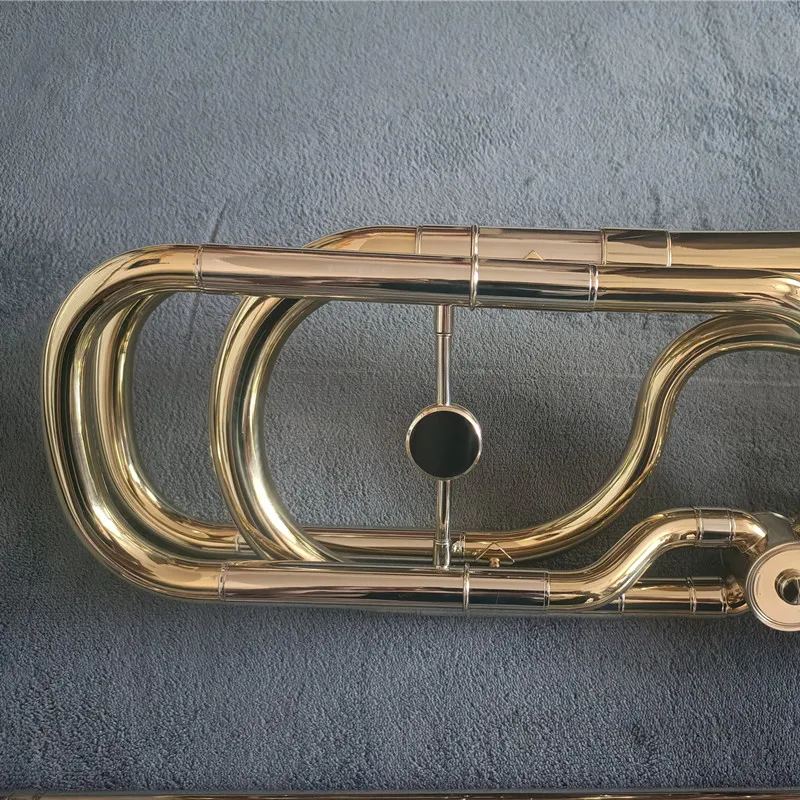 High Jupiter JTB1180 Grade Gold lacquer brass body Bass Bb/F/Gb/D Trombone