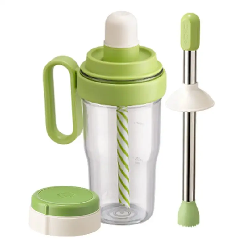 

Cocktail Shaker 33.8OZ Large Capacity Clear Alcohol Shaker Leakproof Multifunctional Mixer Shake Cup Bottle Blender For Milk Tea