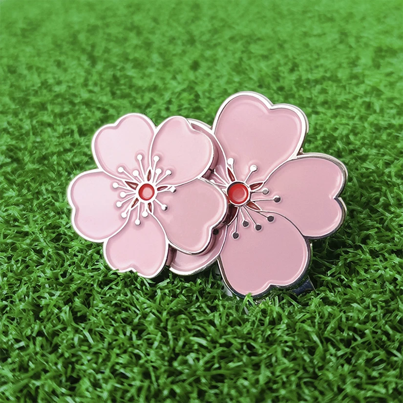 Pola Bunga Golf Mark Pink deng - Ball Marker Set ulasan dan harga