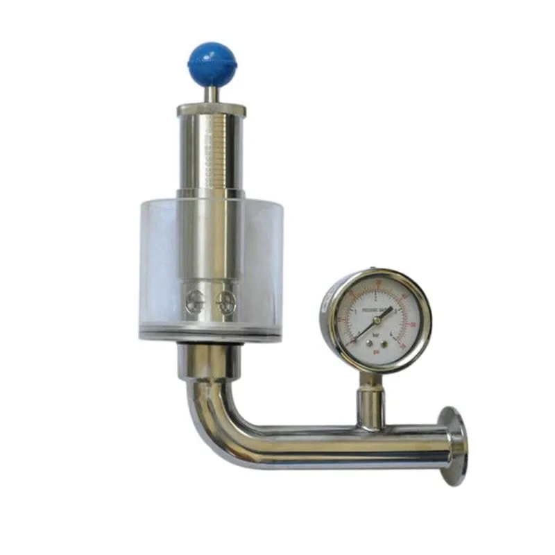 

Hygienic Stainless Steel Adjustable Manometer Exhaust Valve Bunging Air Release Valve for Brew Tank
