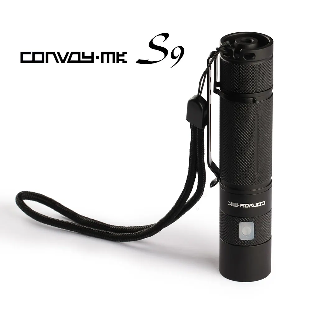 Convoy S9 LED Flashlight with Micro USB