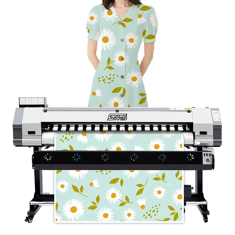 Roll to roll large format high speed 1.6m 1.8m inkjet textile fabric sublimation printer digital printer for textile