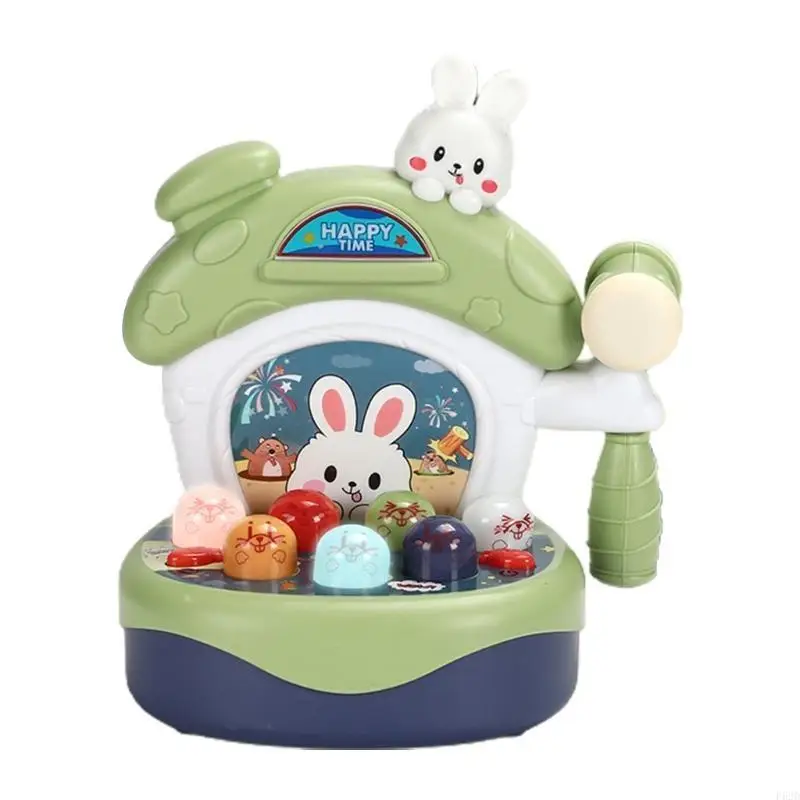 F62d Hammering Toy Giáo dục Hội đồng bận rộn với Wrack-A-Mole Learning Toy Quà tặng cho trẻ bé trai 3/4/5/6year