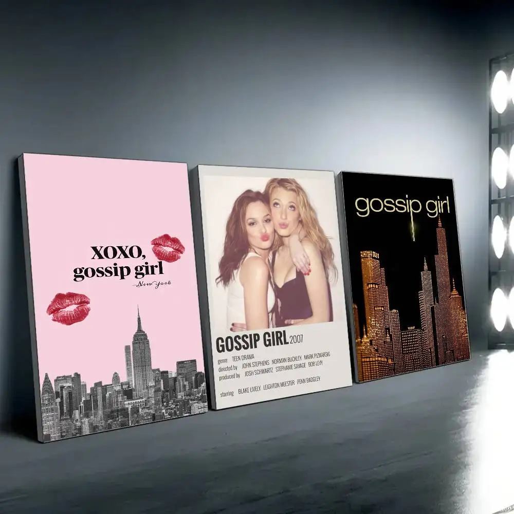 G-Gossip G-Girl Poster Gallery Prints Self Adhesive Home Decor Decoration Wall Decals Living Room Sticker S