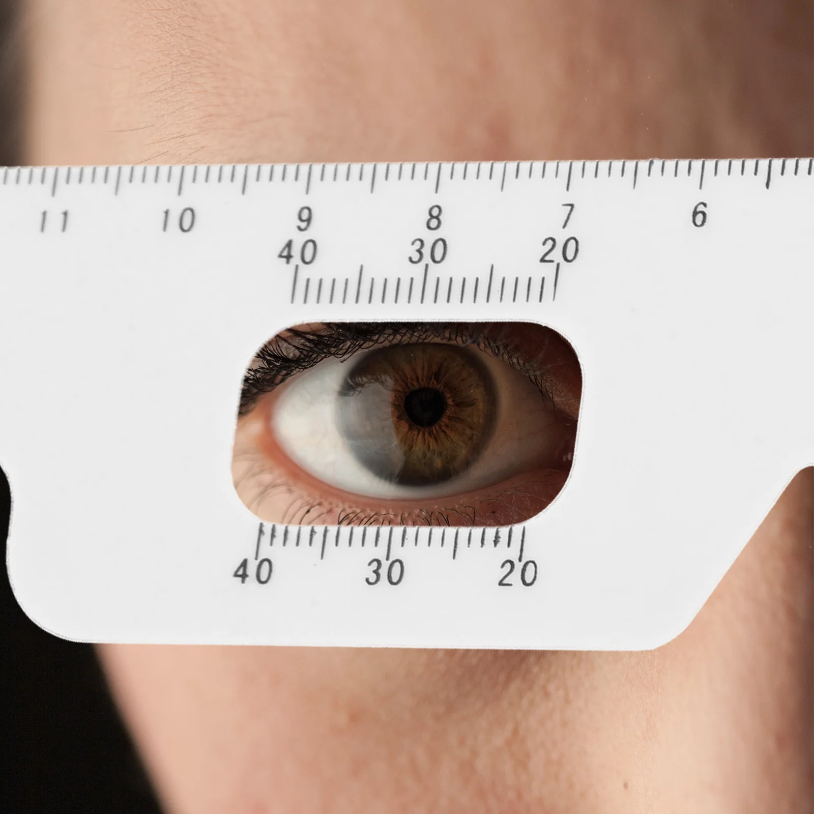 

6 pcs Pupillary Distance Ruler For Eyeglass Pd Measurement Tool Spacer Measuring Device Plastic Optometry Equipment