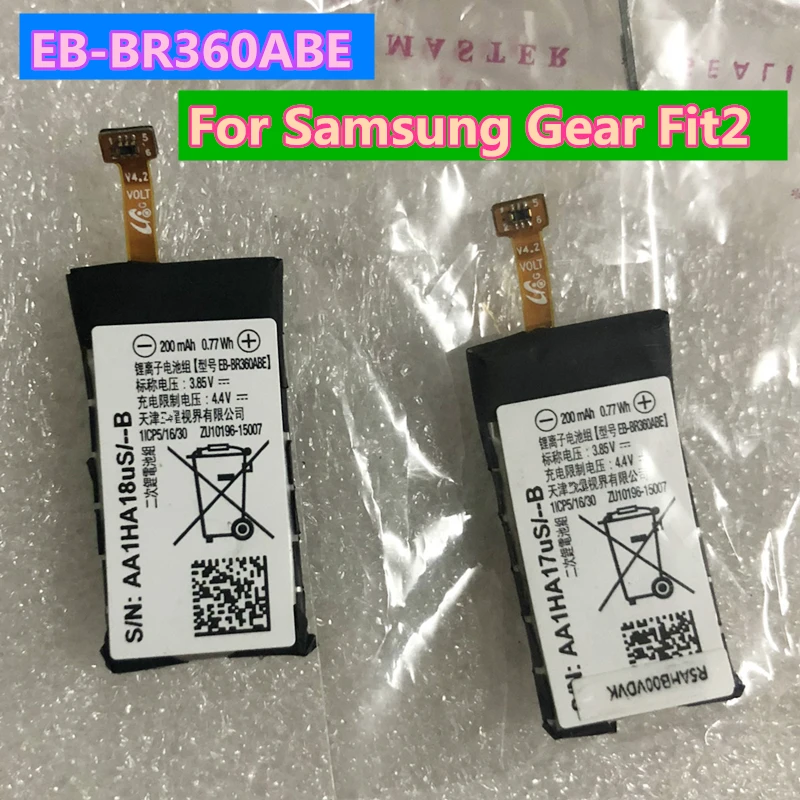 EB-BR360ABE 200 mAh Yeni Yüksek Kaliteli Pil Samsung Gear Fit2 Fit 2 R360 SM-R360 akıllı saat Telefon Batteria + Araçları