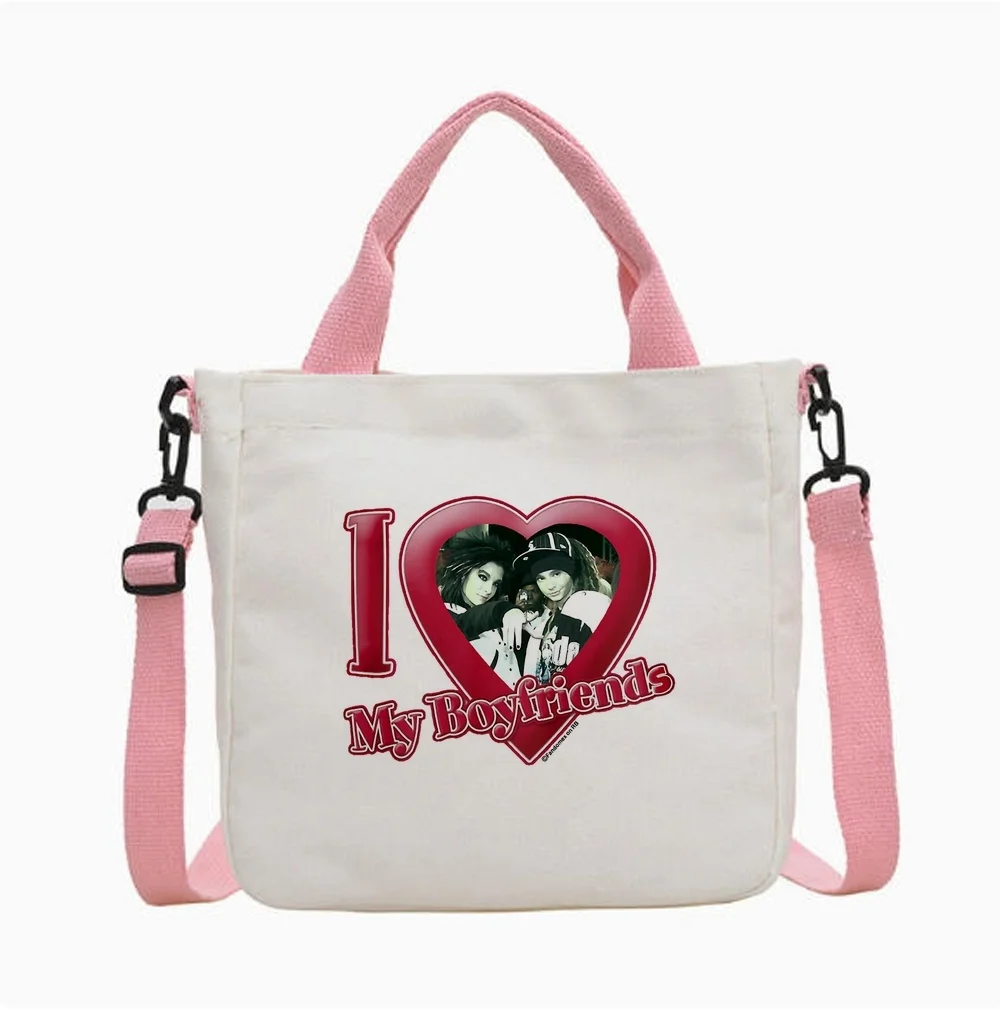 Tokio Hotel tote bag reusable shoulder  bolsas de tela shopper foldable femme